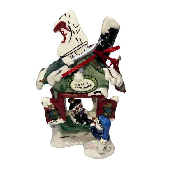 Blue Sky Clayworks Frosty's Skate Rental Candle House - Picture 6 of 7